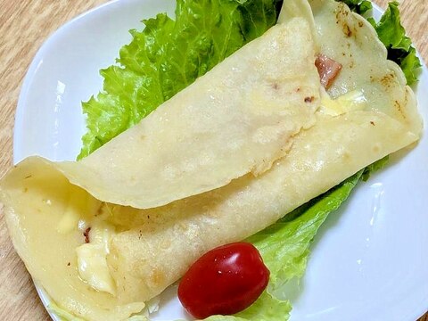 ベーコンとチーズのブリトー